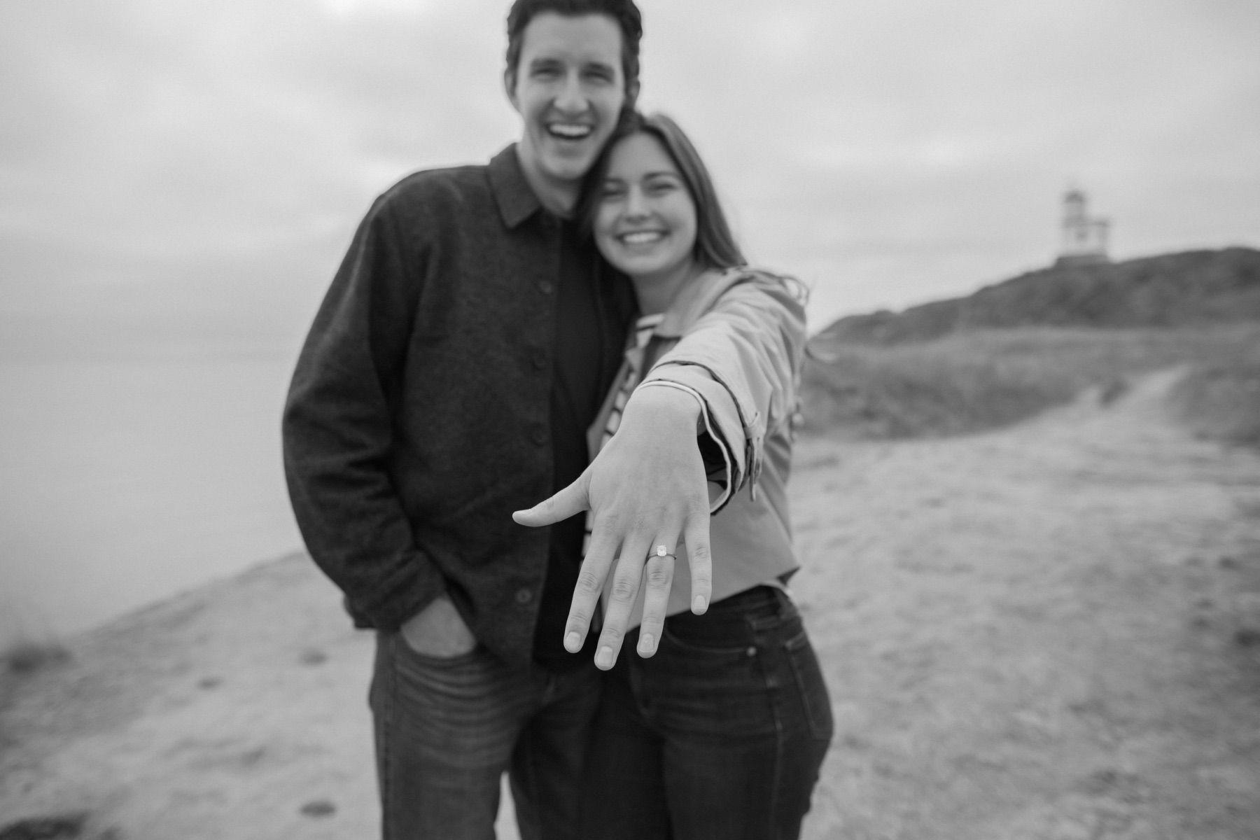 Ellie and Graham at Cattle Point, San Juan Island (5)